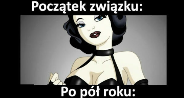 Początek związku vs po pół roku