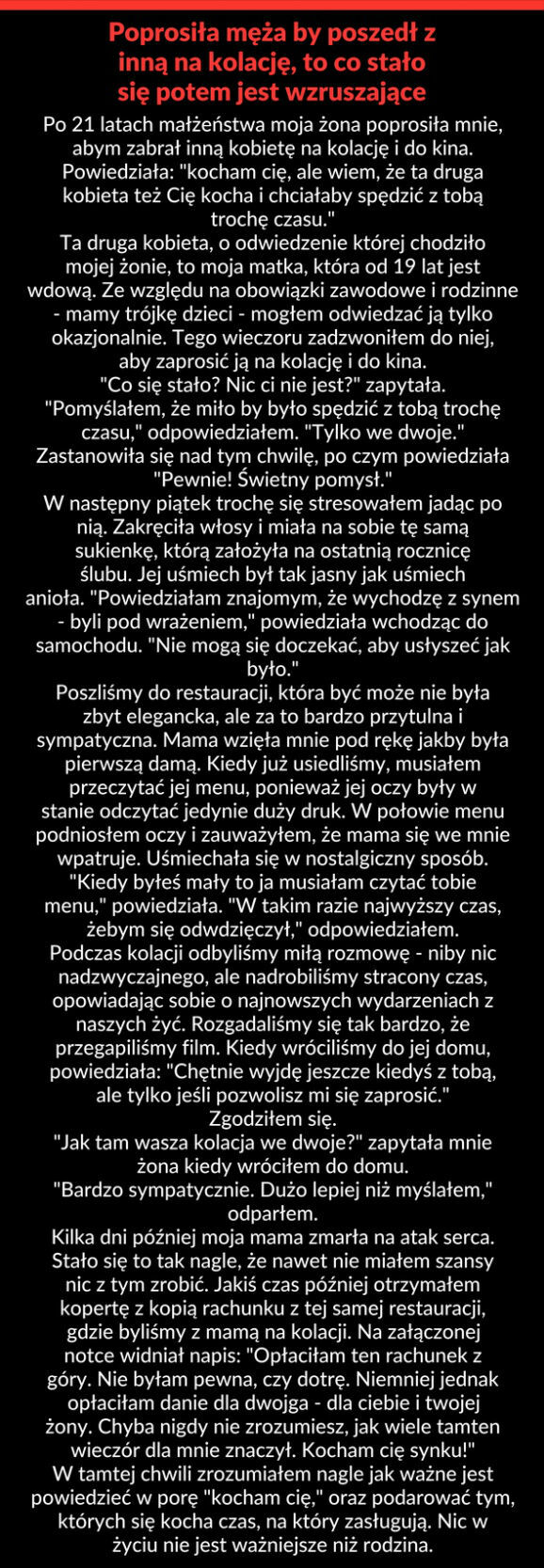 Niezapomniana kolacja 
