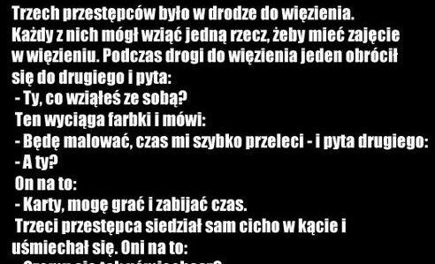 Rozmowa w drodze do więzienia