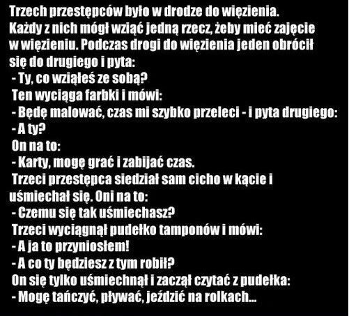 Rozmowa w drodze do więzienia