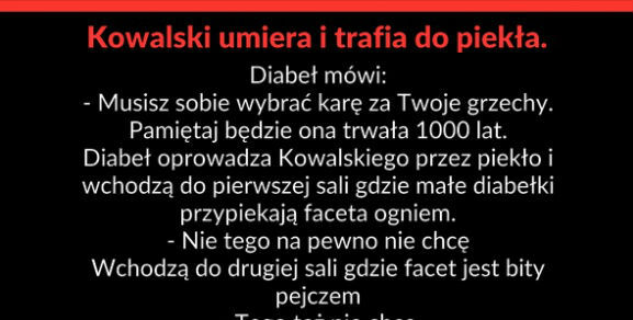 Kara za grzechy, której nikt by nie chciał