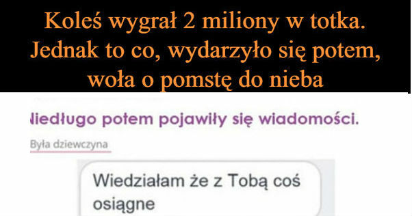 Kiedy wygrasz 2 mln w totka...