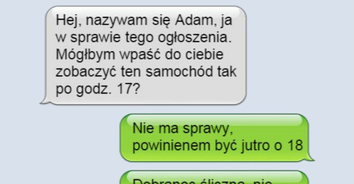 Nietypowy sms...