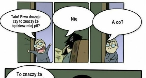 Co tata zrobi, gdy piwo zdrożeje?