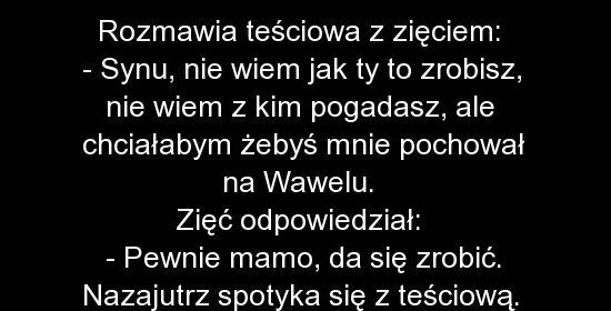 Rozmowa z teściową