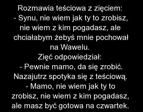 Rozmowa z teściową