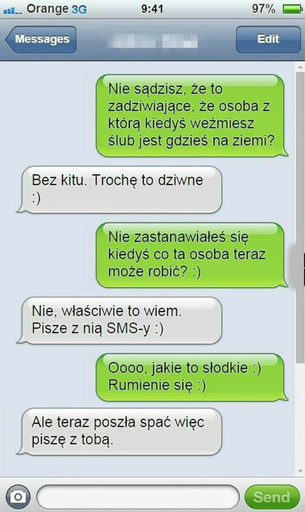 Osoba, z którą weźmiesz ślub gdzieś tu jest...