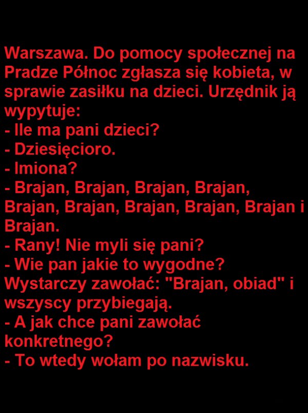 Różne sposoby wołania dzieci