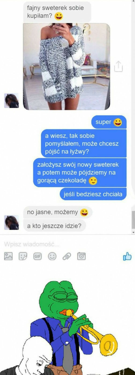 Nowy sweterek