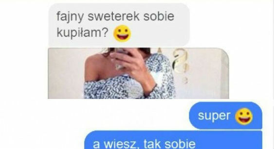 Nowy sweterek