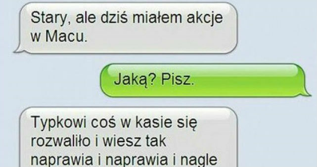 Niezła akcja w McDonald's