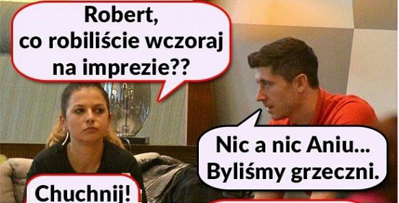 Nieładnie Robert...