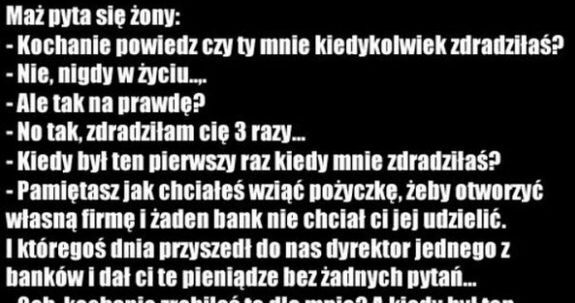 Zdradziłaś mnie kiedyś?