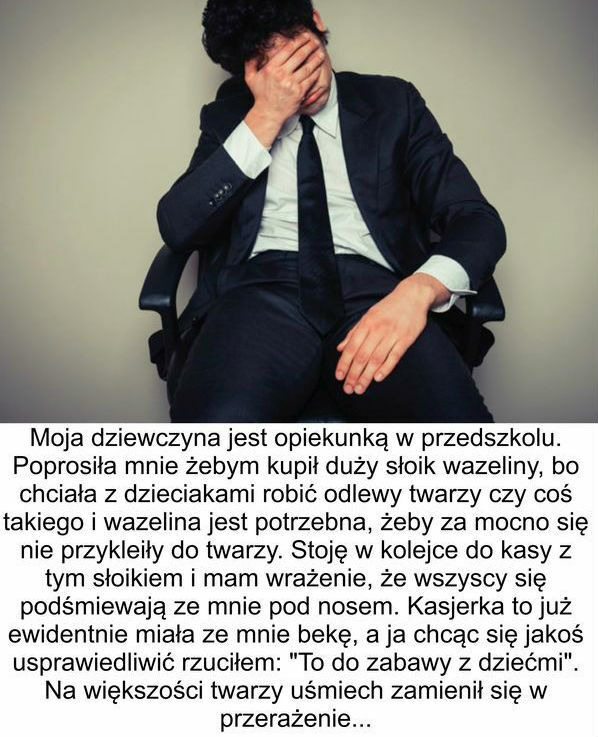 Reakcja na widok wazeliny