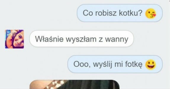 Zdjęcie po wyjściu z wanny...