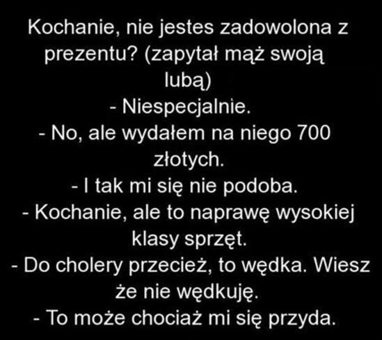 Dlaczego jest niezadowolona? 