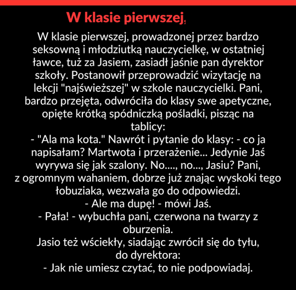 Młoda, atrakcyjna nauczycielka 