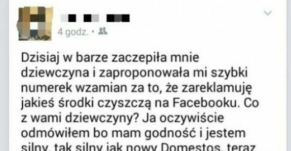 Szybki numerek za reklamę