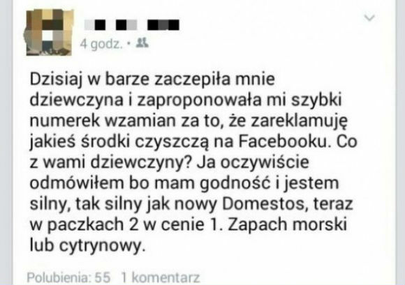 Szybki numerek za reklamę