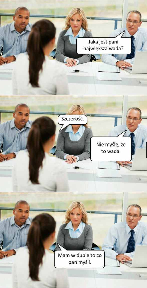 Szczera rozmowa o pracę