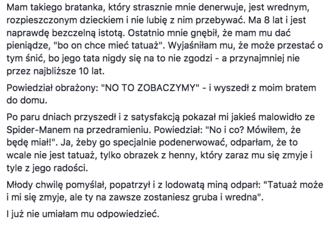 Denerwujący bratanek 
