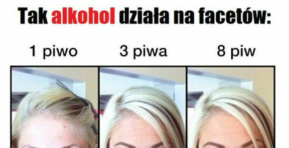 Jak alkohol wpływa na facetów
