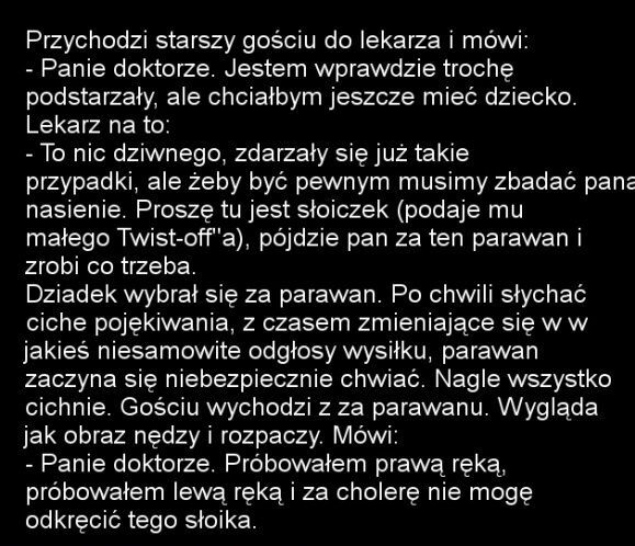 Kiedy dziadek chce mieć dziecko