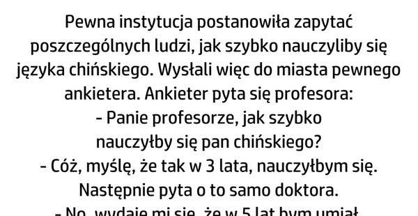 Jak szybko nauczą się chińskiego?