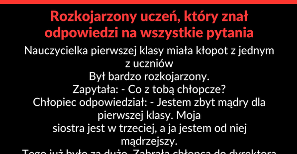A Wy jak odpowiedzielibyście na te pytania? ;)