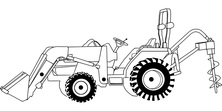Traktor szkic