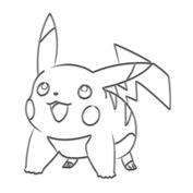 Wesoły Pikachu