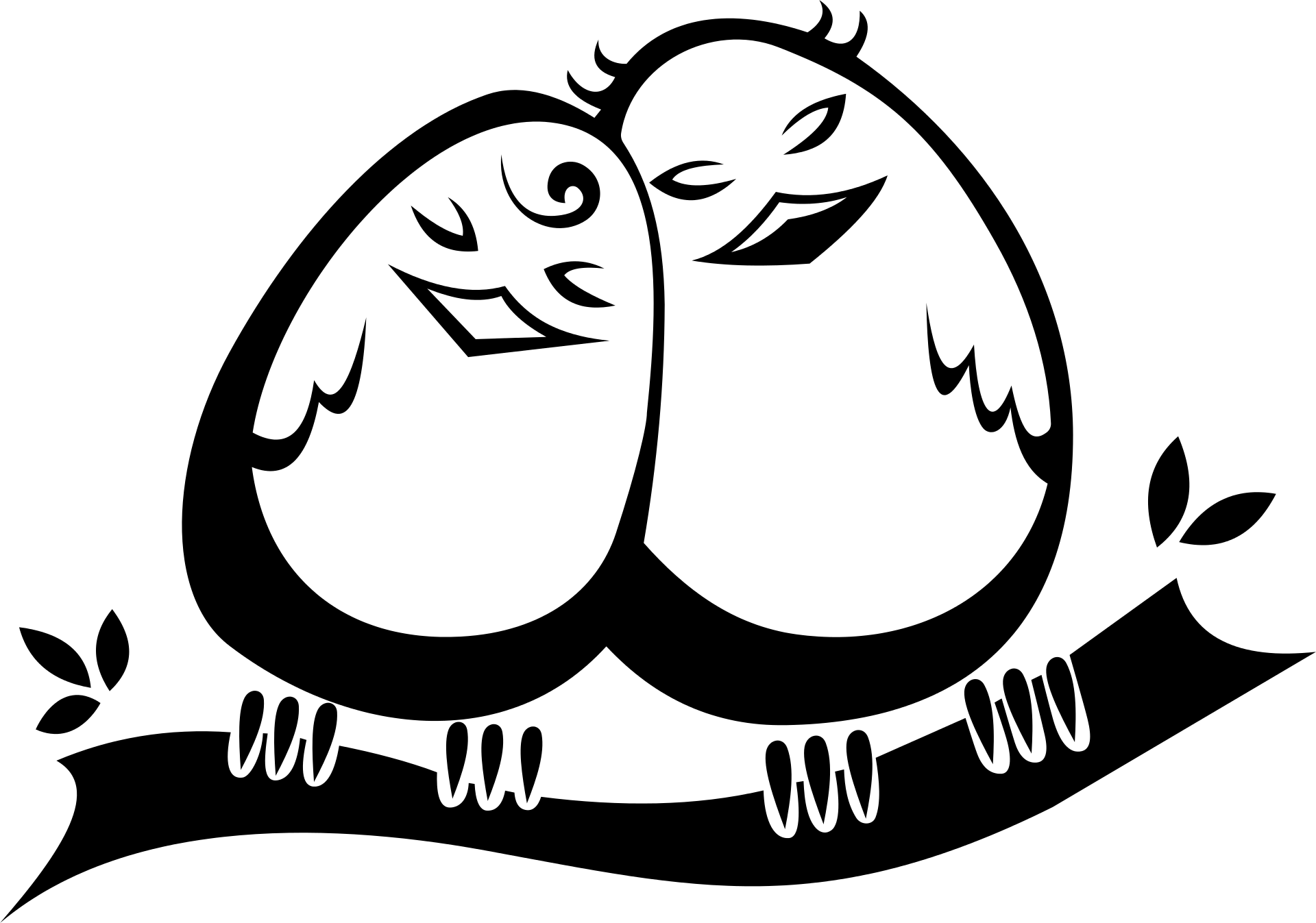 Zakochane ptaszki