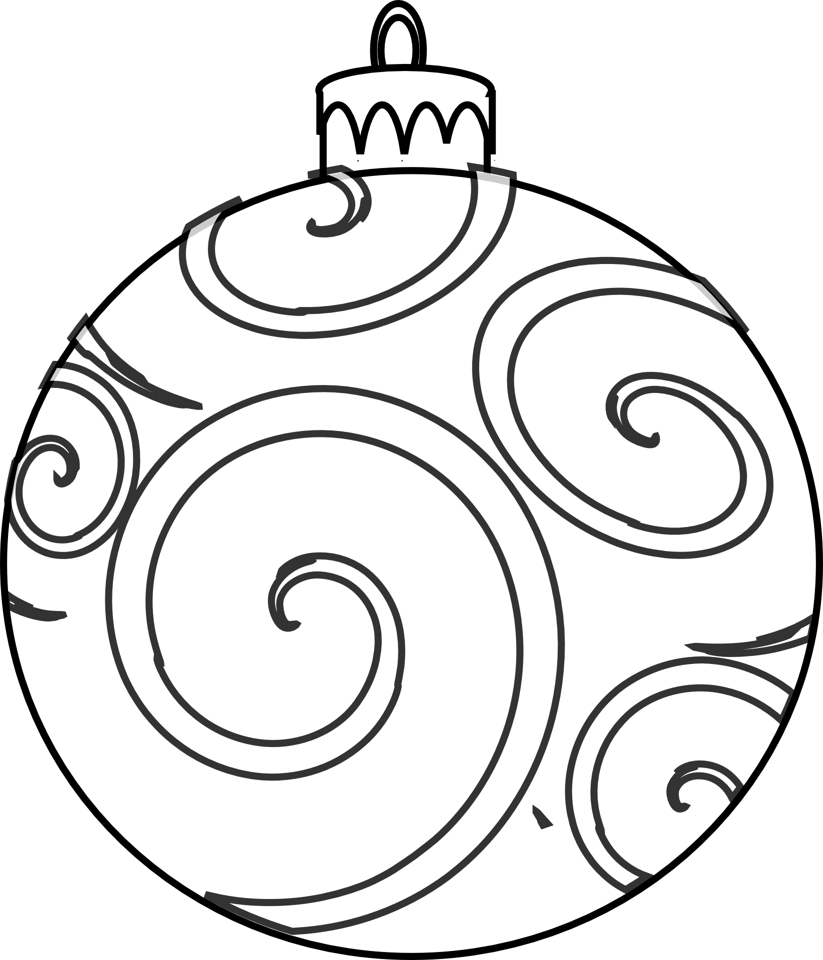 Bombka z ornamentem