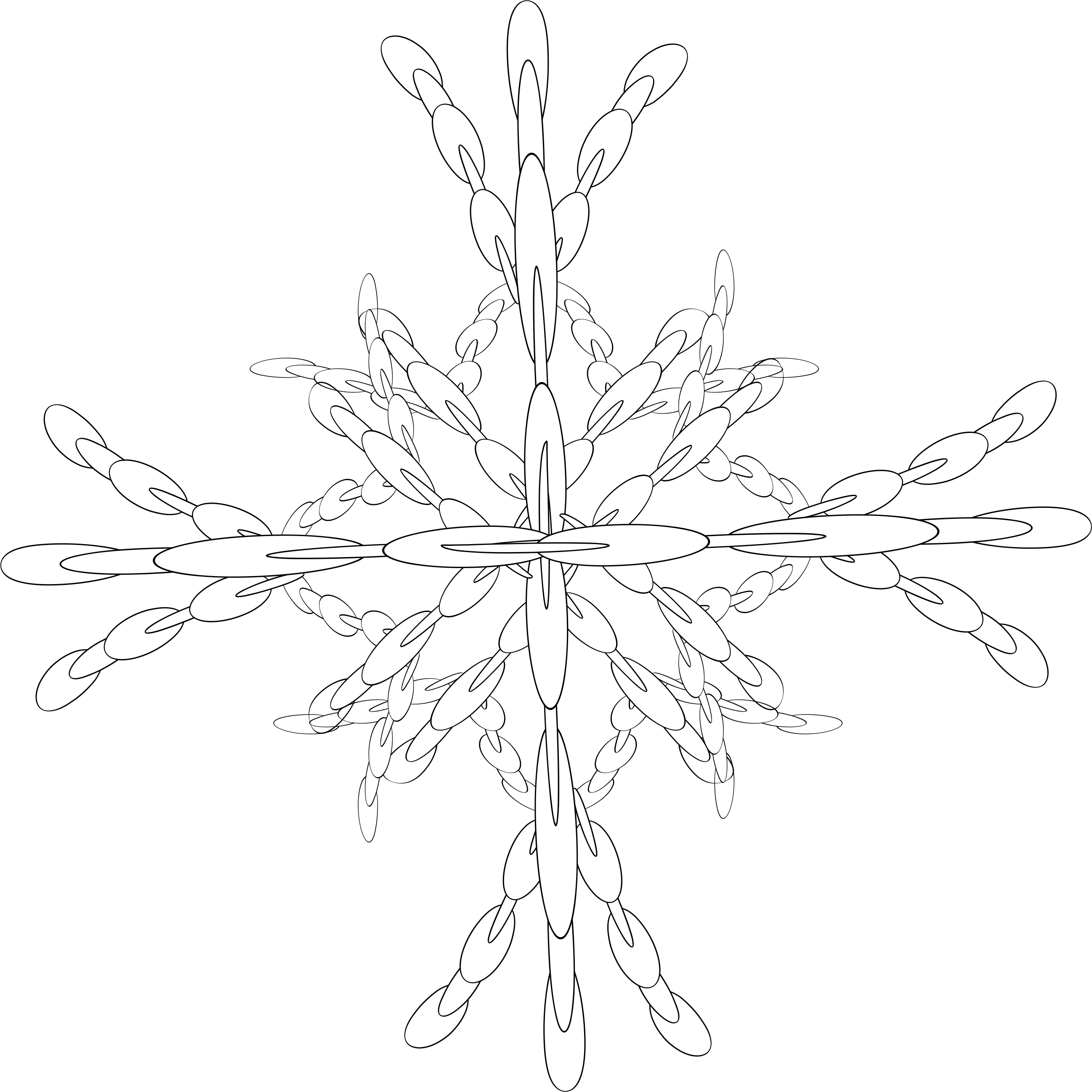 Szablon śnieżynki