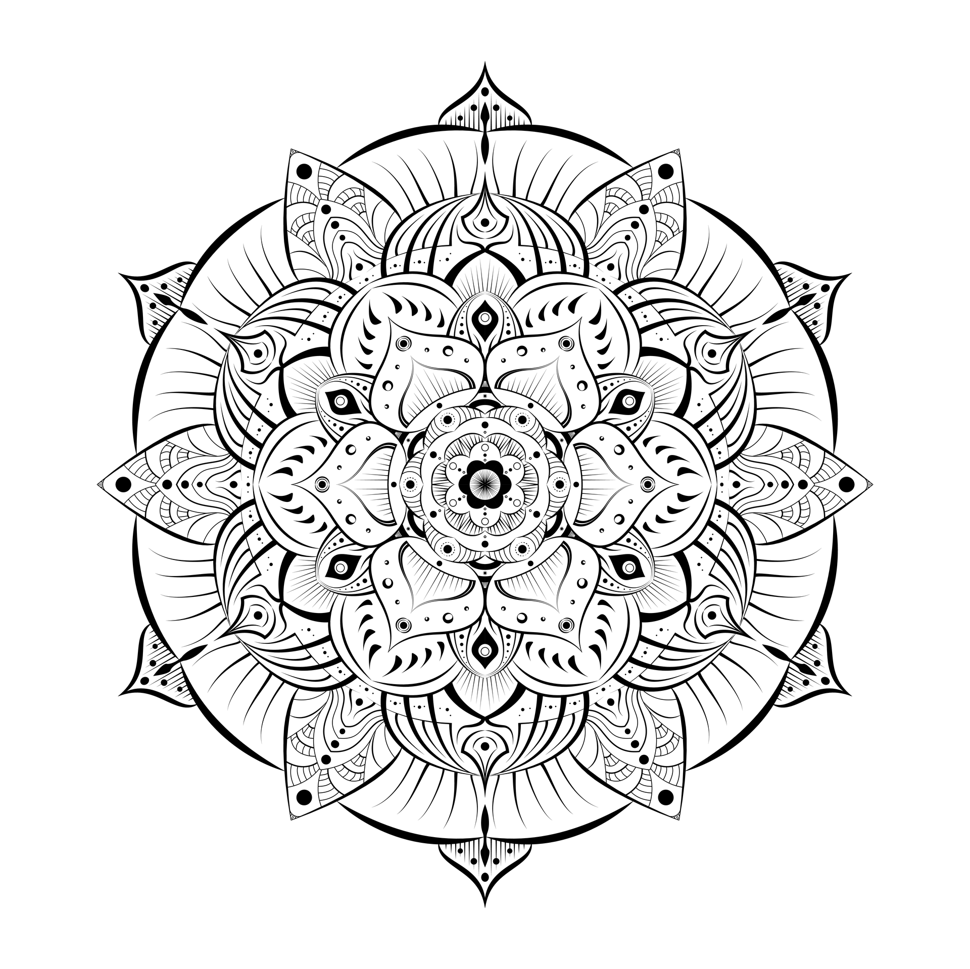 Mandala kwiat