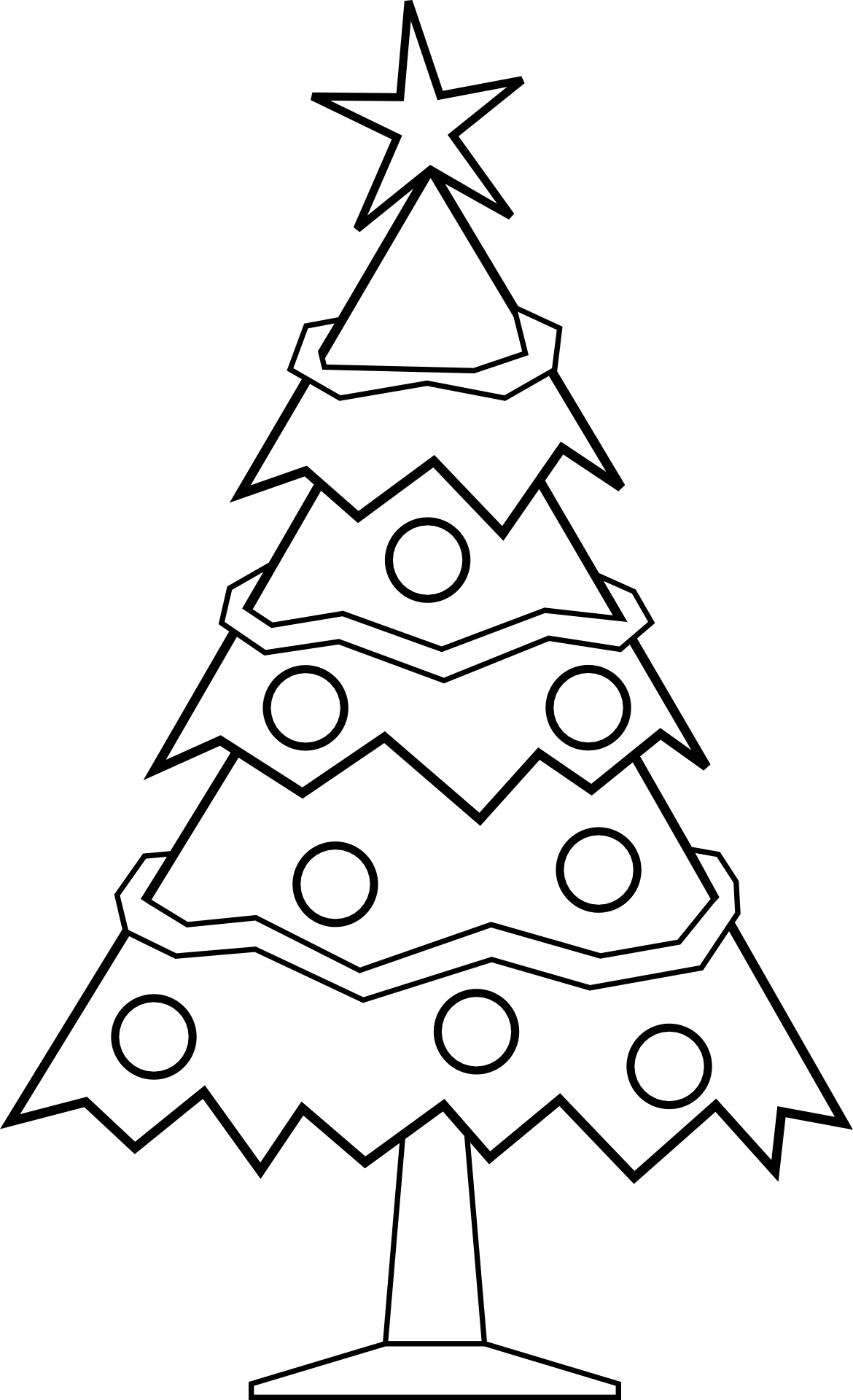 Choinka z bombkami