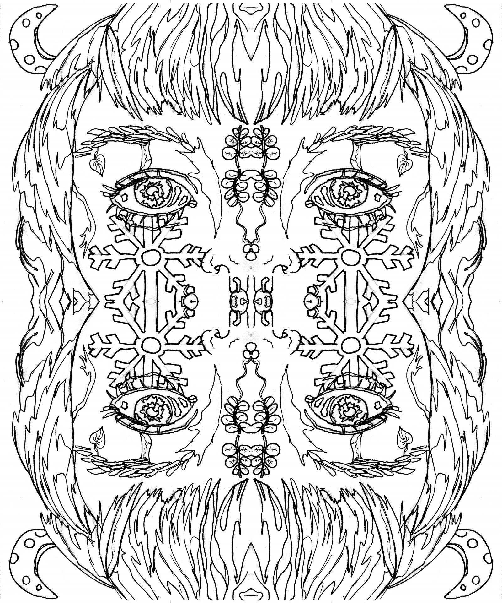 Mandala twarz