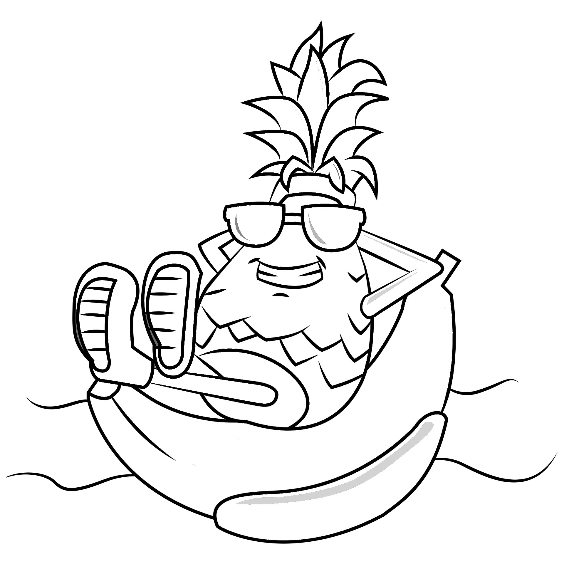 Śmieszny banan