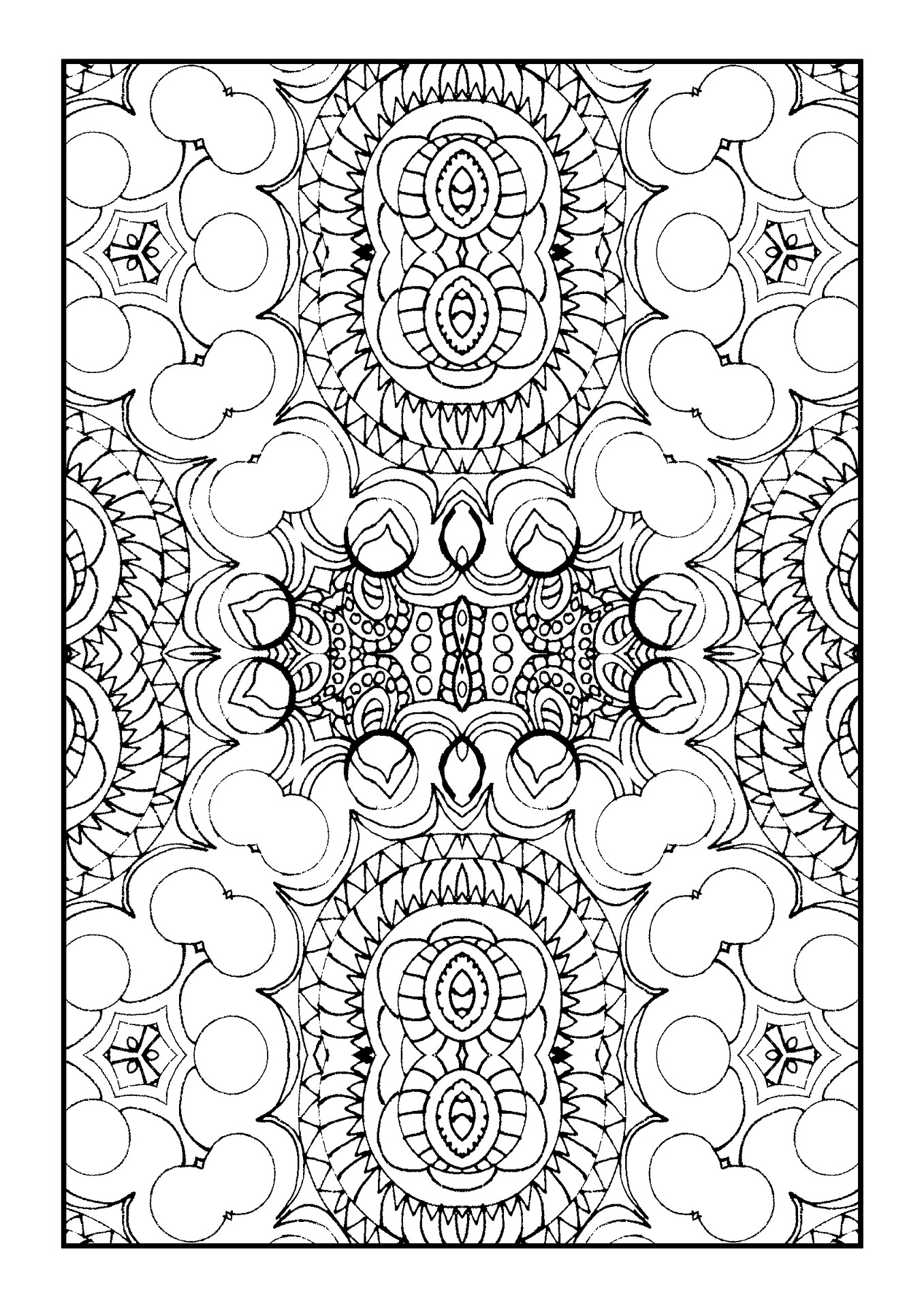 Mandala prostokątna