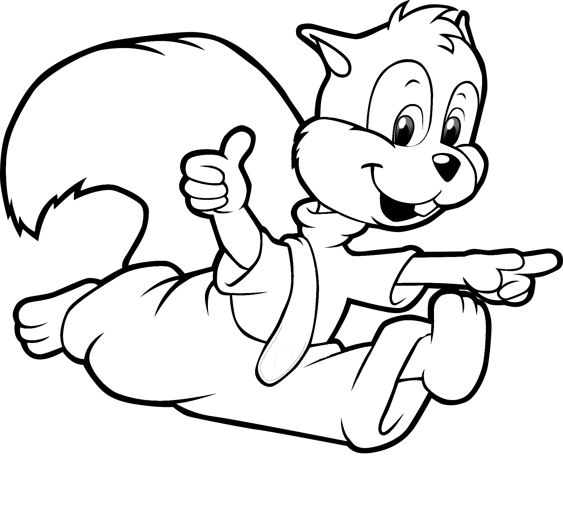 Wesoła wiewiórka