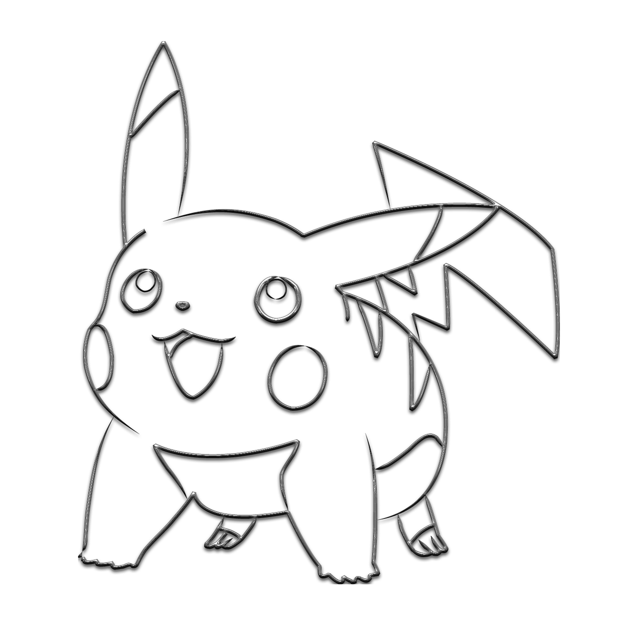 Wesoły Pikachu