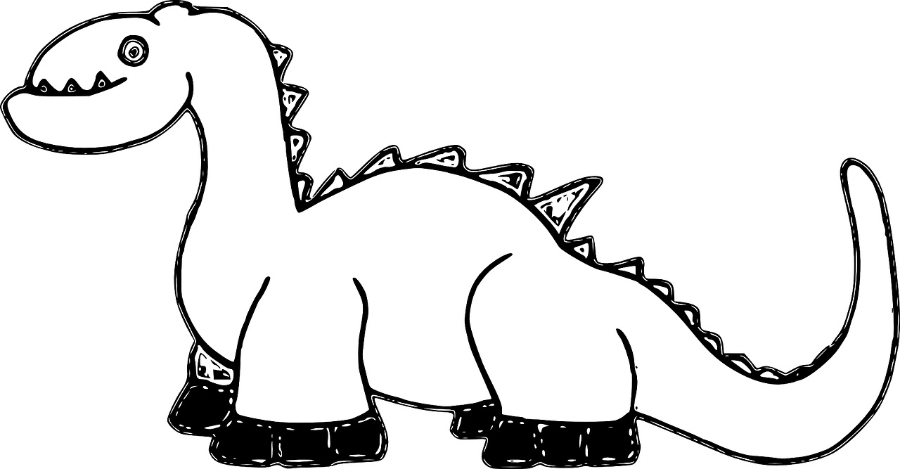 Wesoły dinozaur