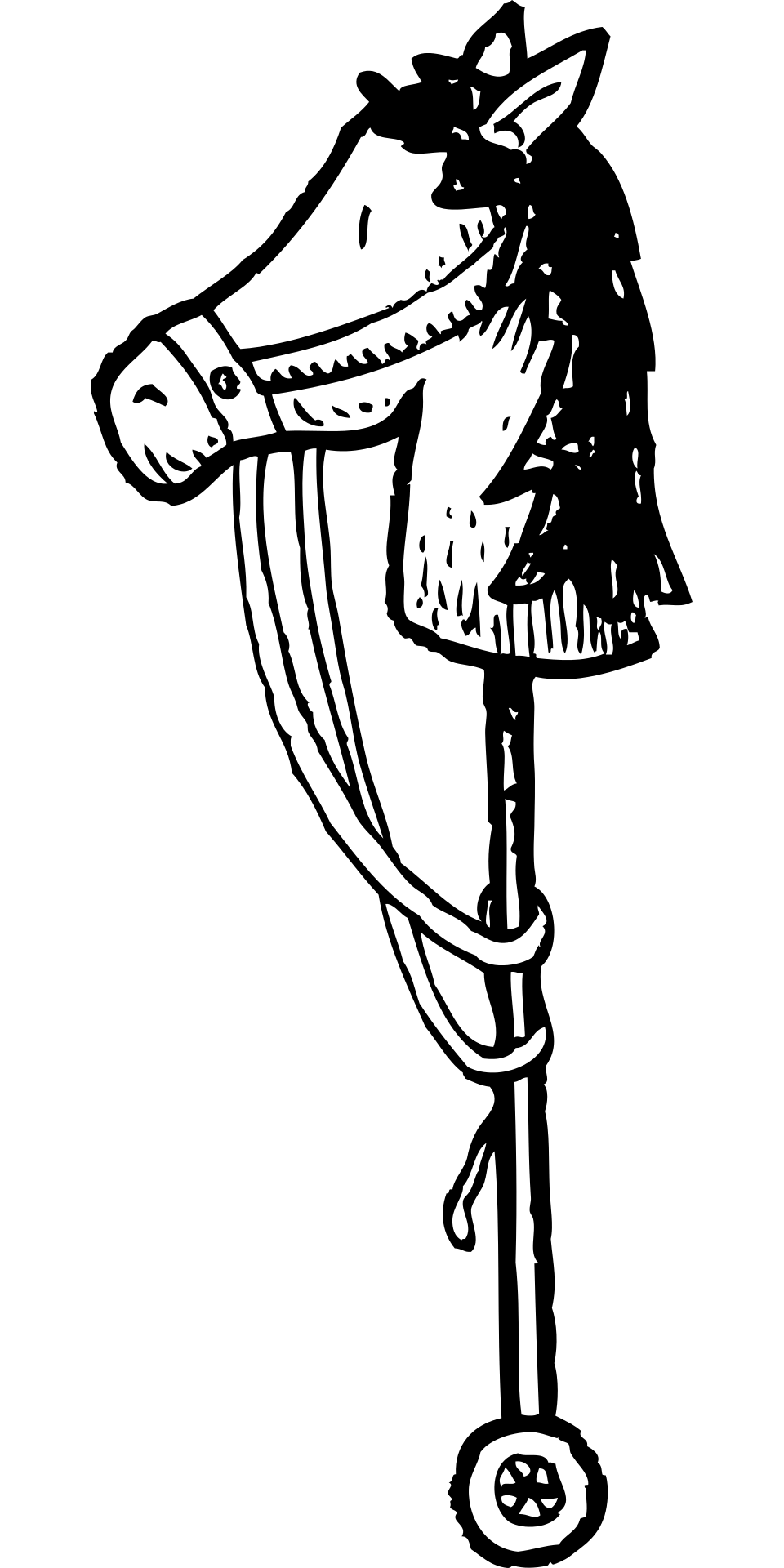 Konik na kiju