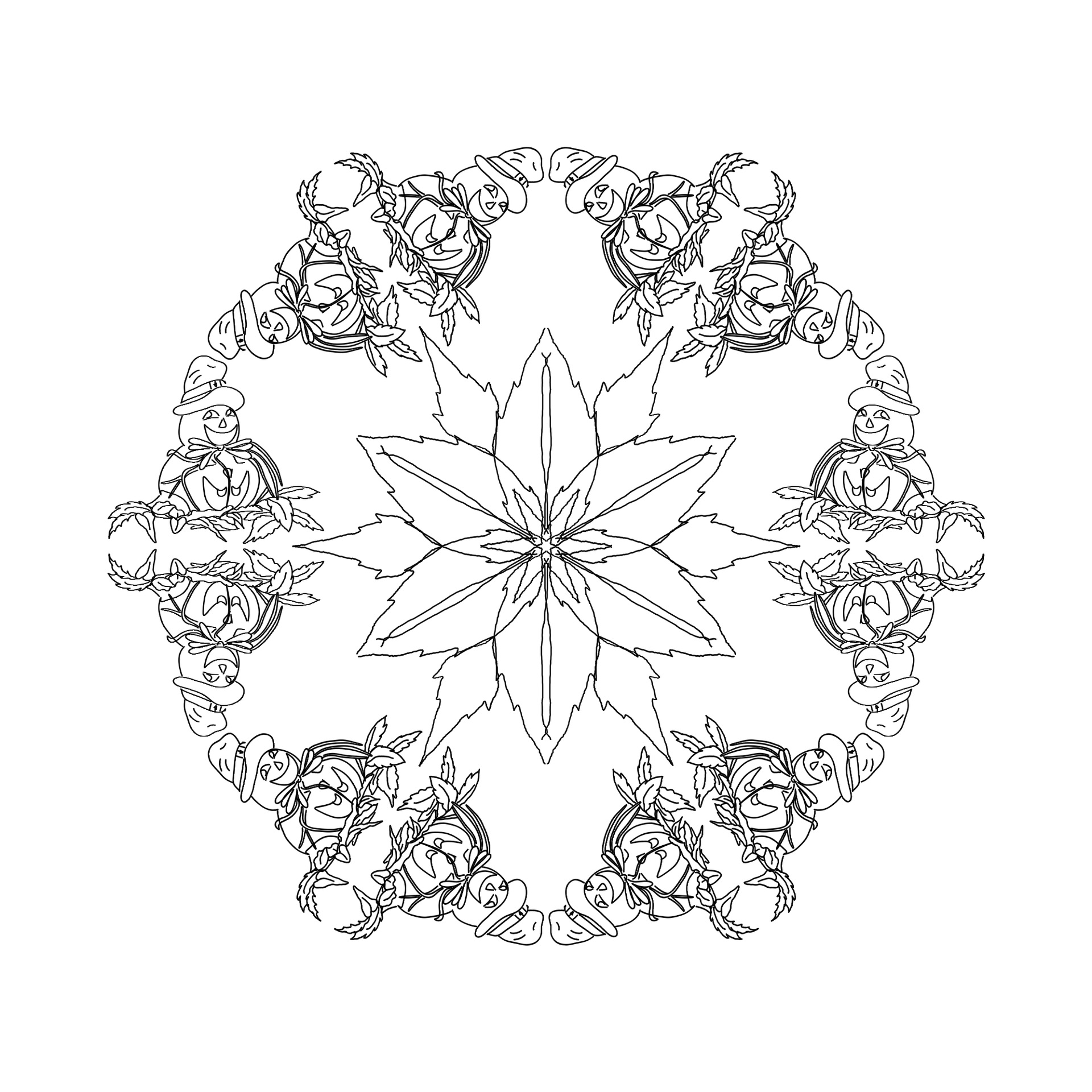 Mandala Halloween