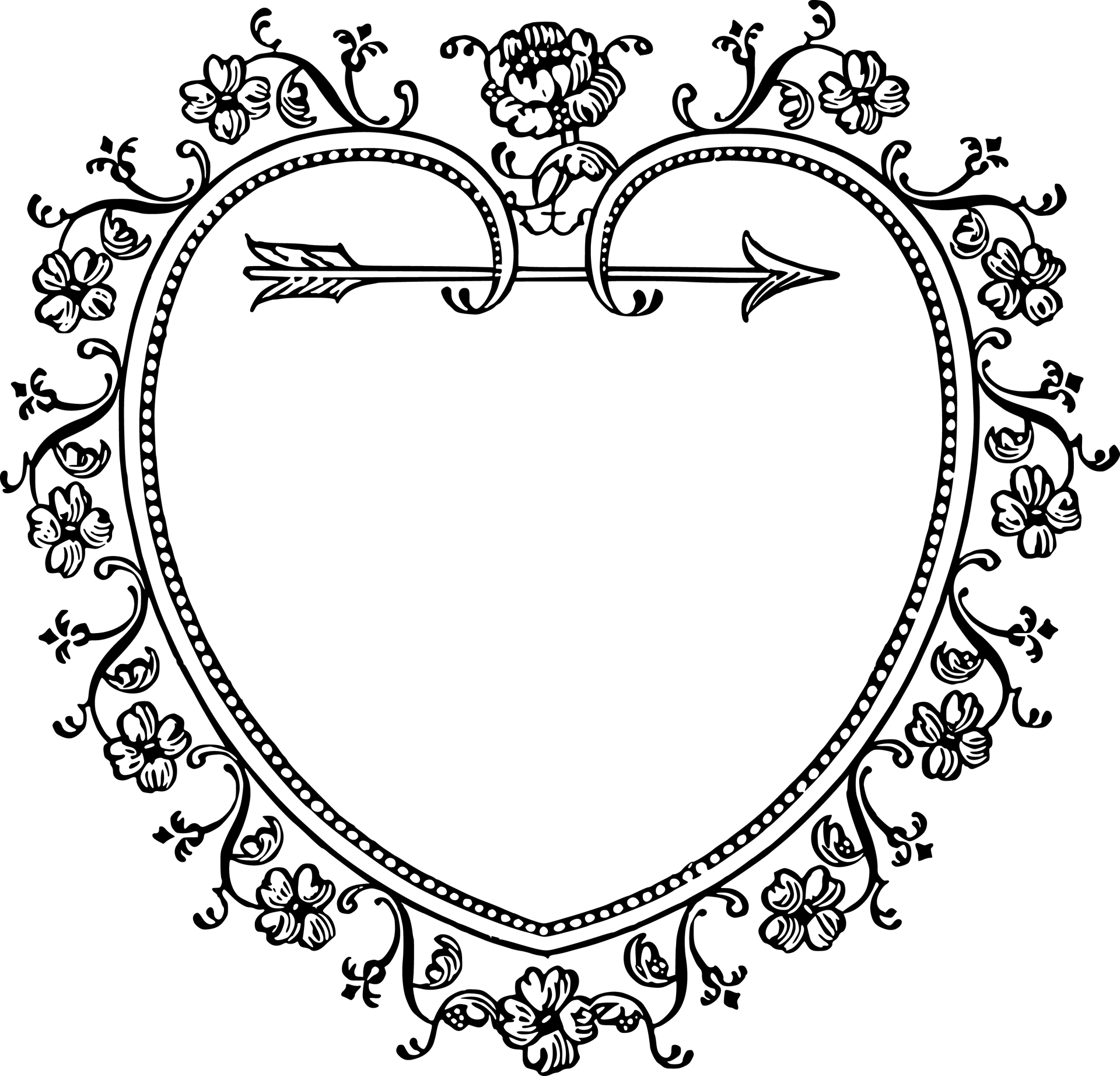 Serce ramka