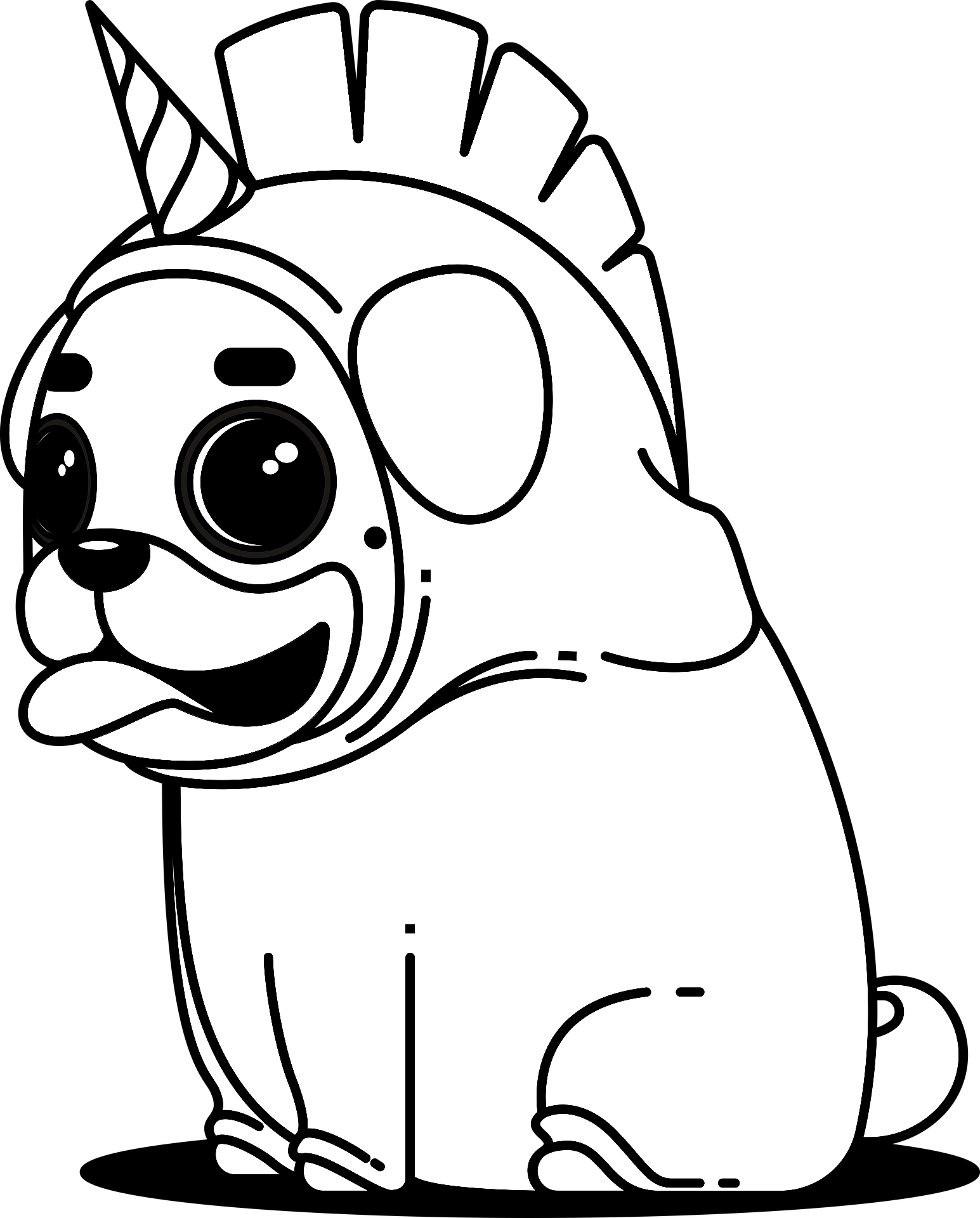 Mops jednorożec