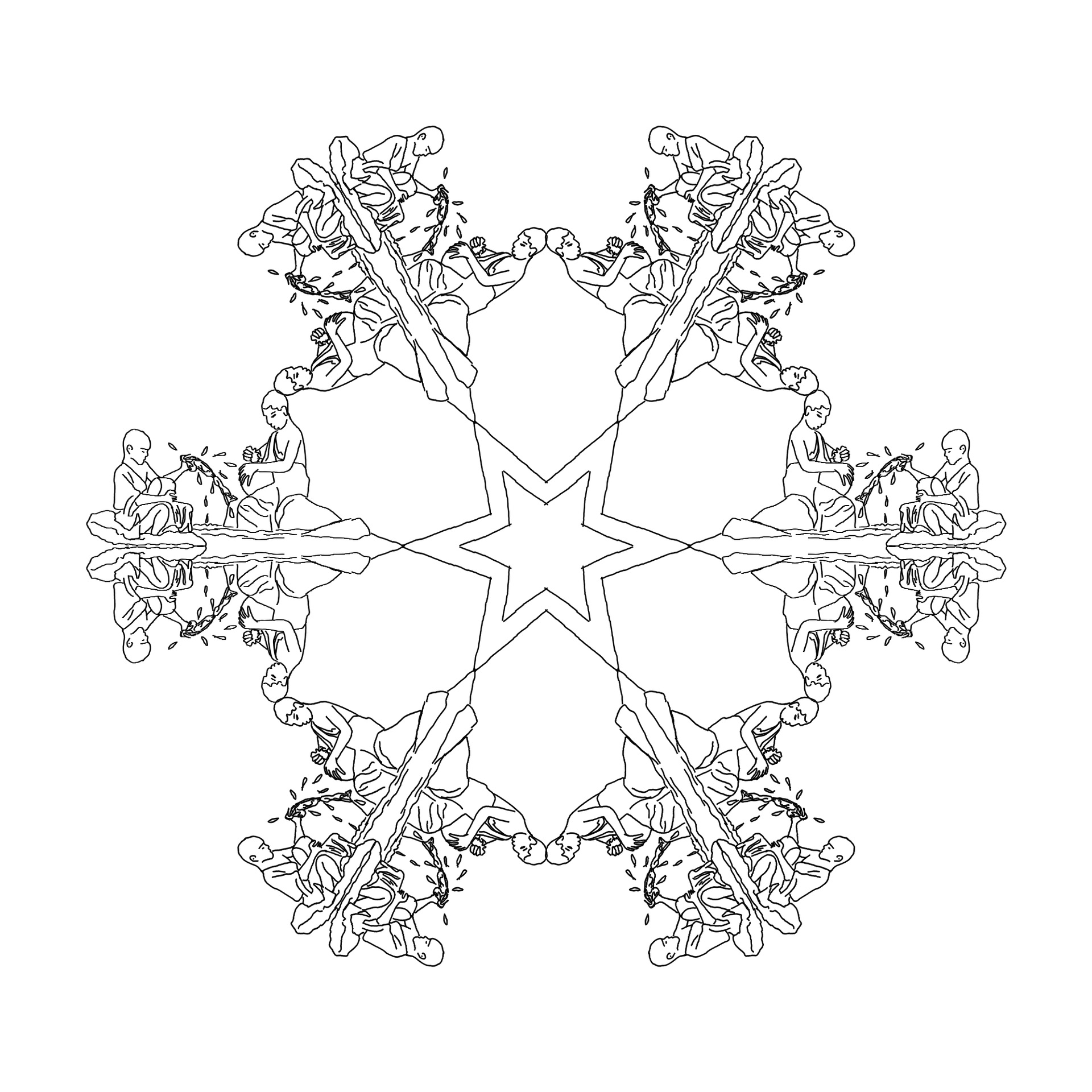 Mandala mnich