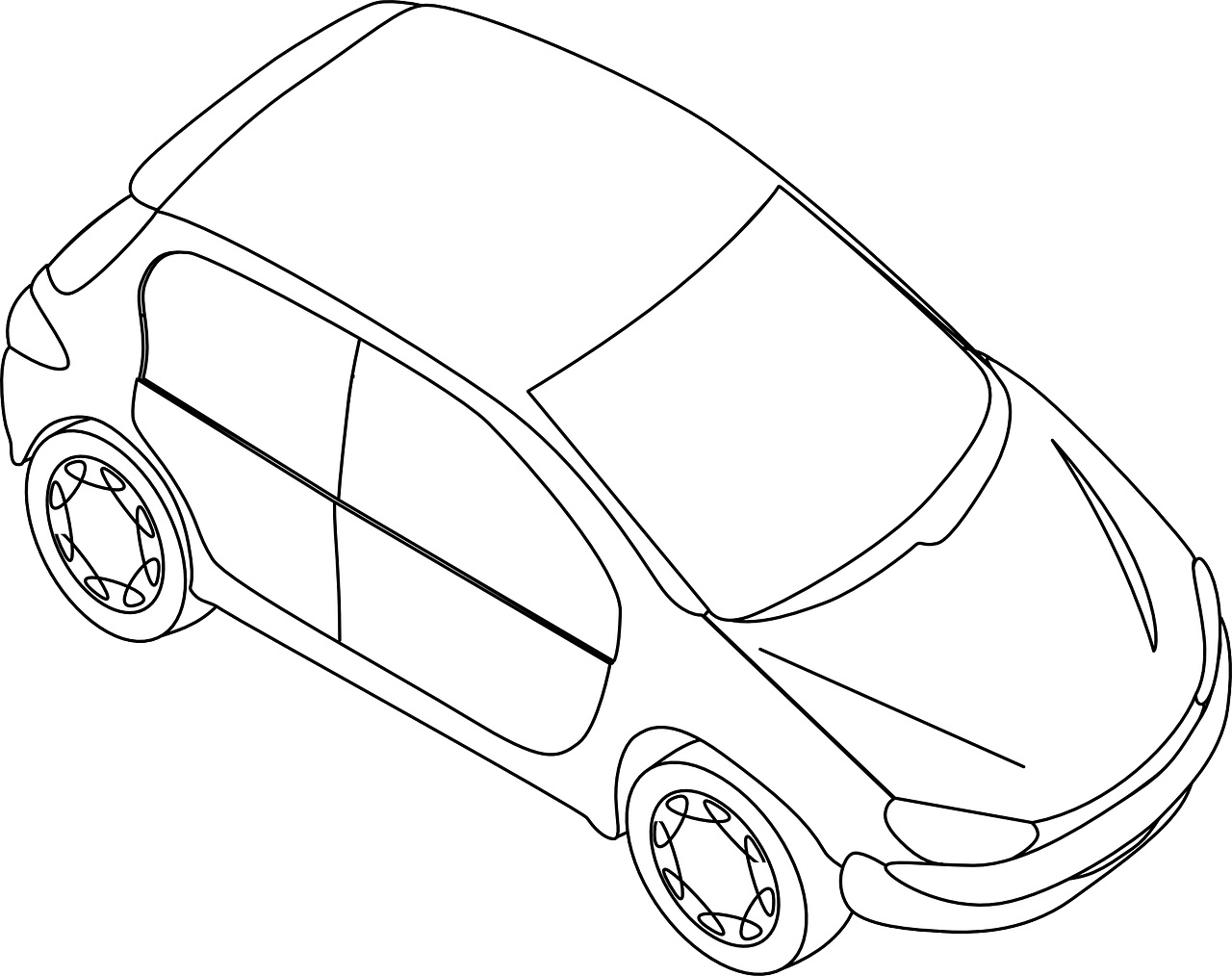 Auto z góry