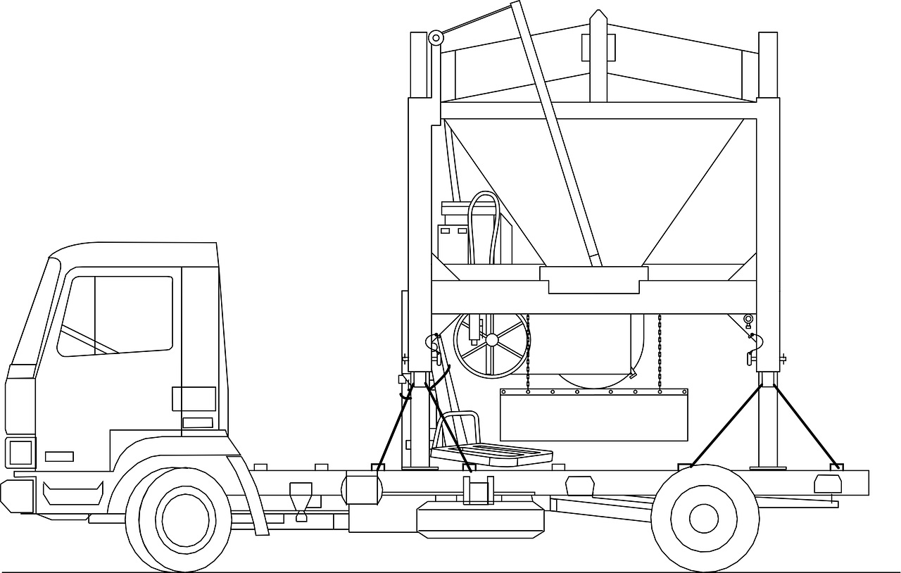 Ciężarówka cement