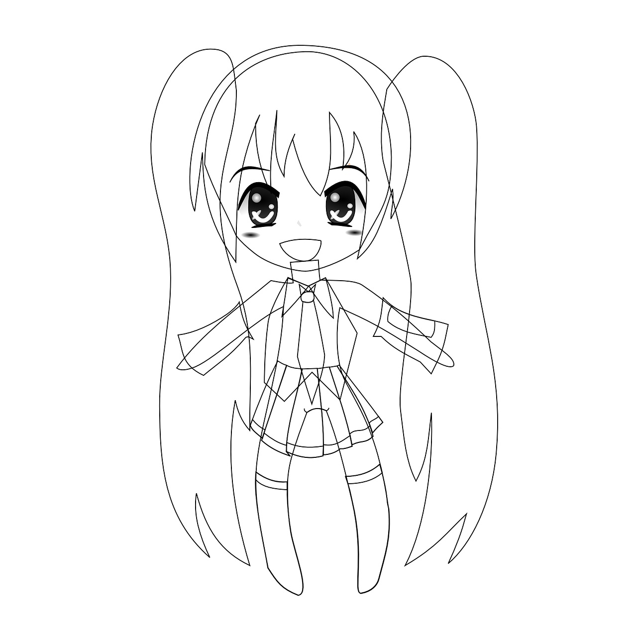 Anime dziewczynka